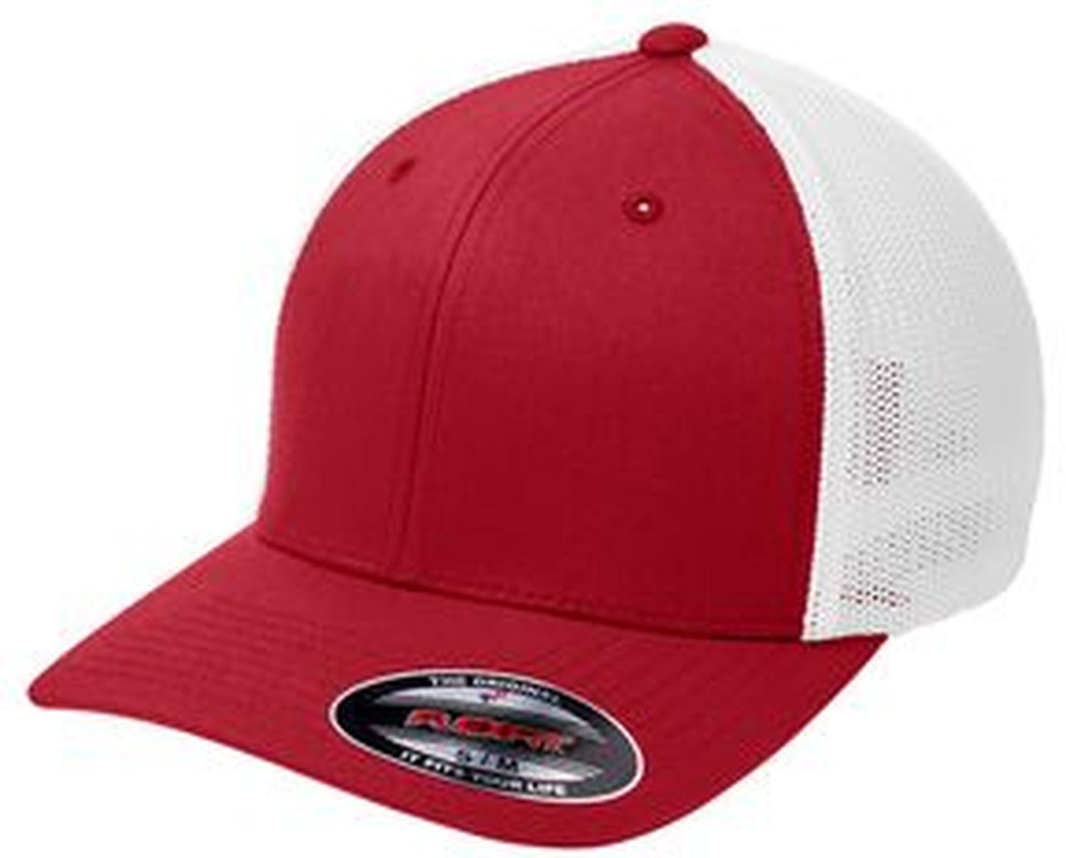 Port Authority Adult Unisex Flexfit Mid-Profile Structured Mesh Back Cap